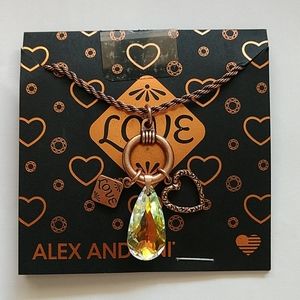 ALEX and ANI Rafaelian Love Necklace with Charms